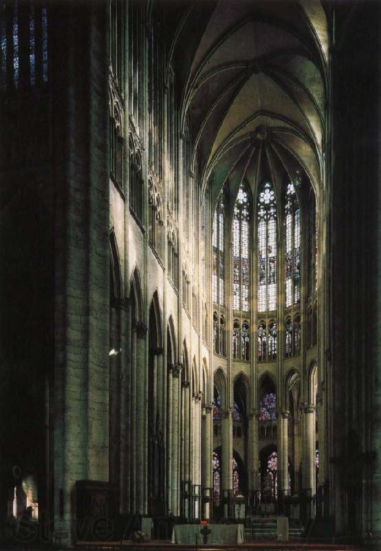 unknow artist Beauvais Cathedral, part of the choir France oil painting art